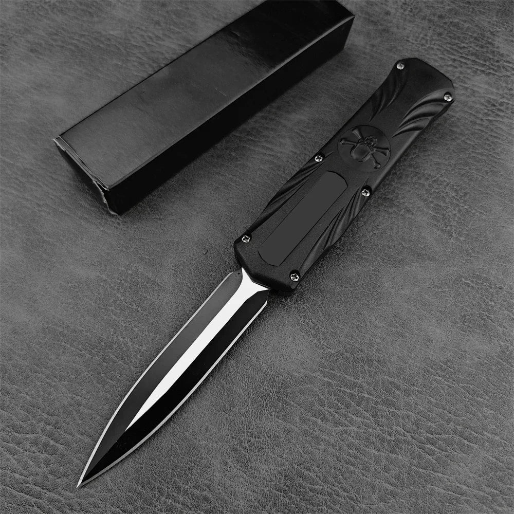 Outdoor Multifunctional Pocket Folding Knife, 440C Steel Blade ABS Handle, Durable Camping EDC Survival Rescue Hunting Tools