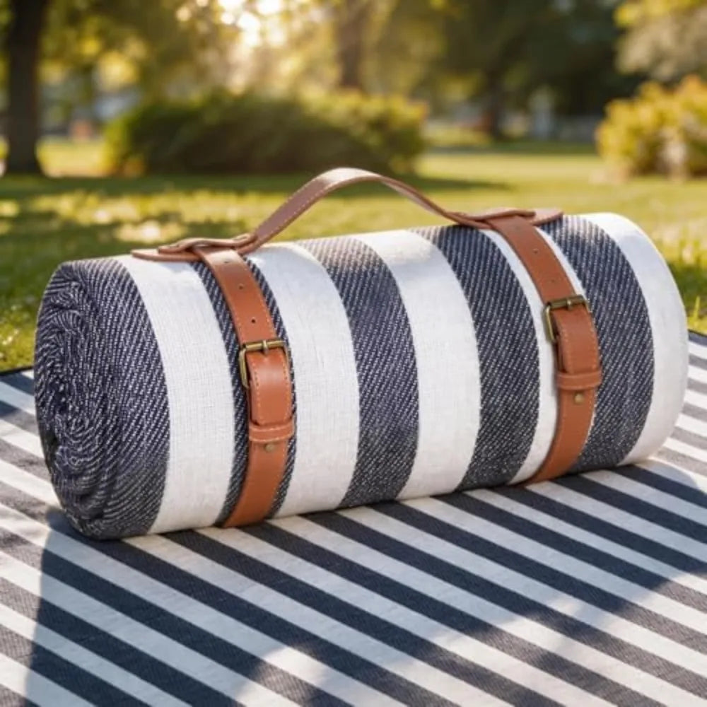 Extra Large 80" X 80" Picnic Blanket Waterproof And Foldable Beach Blanket for Outdoor Picnics And Beach Days