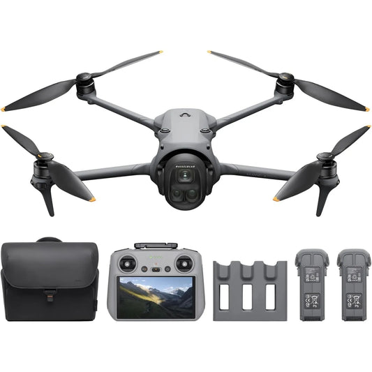DJI Mavic 4 Pro Fly More Combo( RC 2), Flagship Tri-Camera Drone with 100MP 4/3 CMOS Hasselblad Camera, for Professionals, 30km/18.6mi Video Transmission, 51-Min Max Flight Time
