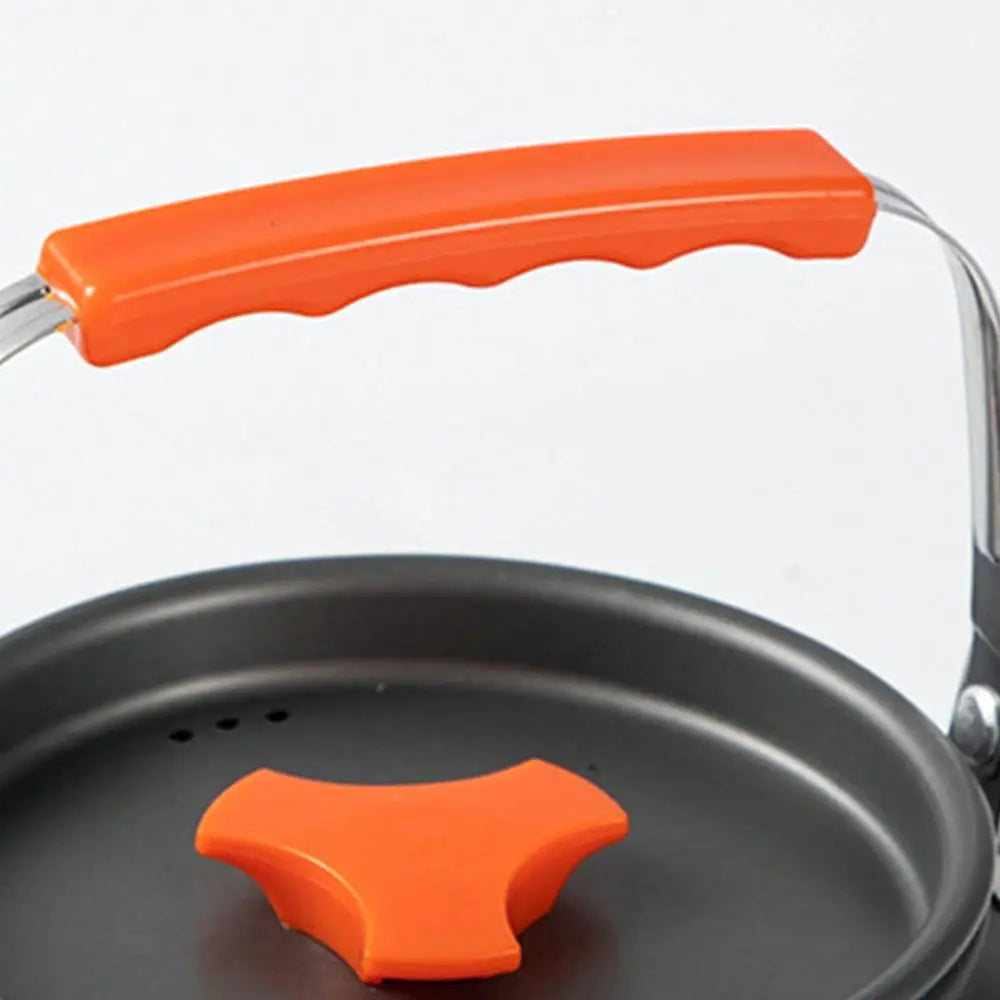 Camping Cookware Kit NonStick Aluminum Alloy Pot Pan Kettle Set For Camping Hiking Fishing Backpacking