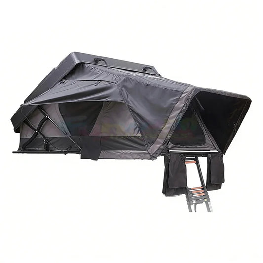 Fiberglass Aluminum Hard Shell Rooftop Tent Waterproof Complete With Telescopic Ladder Overland Offroad Self-driving Adventure C