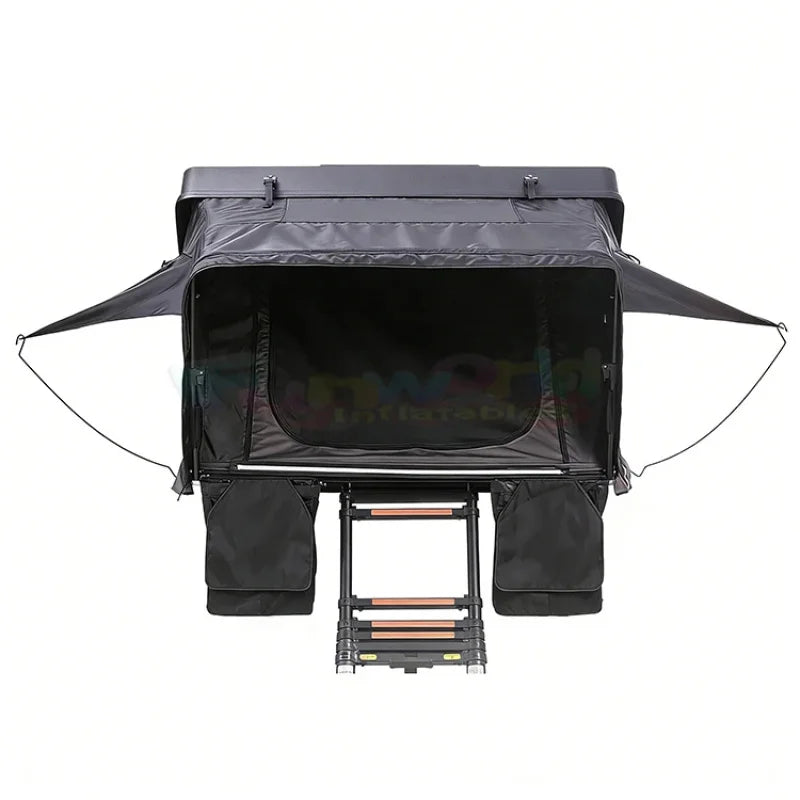 Fiberglass Aluminum Hard Shell Rooftop Tent Waterproof Complete With Telescopic Ladder Overland Offroad Self-driving Adventure C