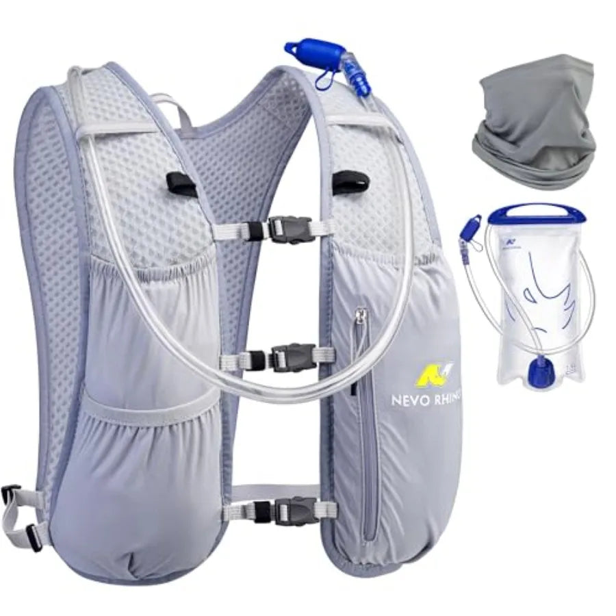 Running Hydration Vest for Women 1.5L Water Bladder Backpack 5L Small -Lightweight Breathable Hydration Vest for Hiking Trail R
