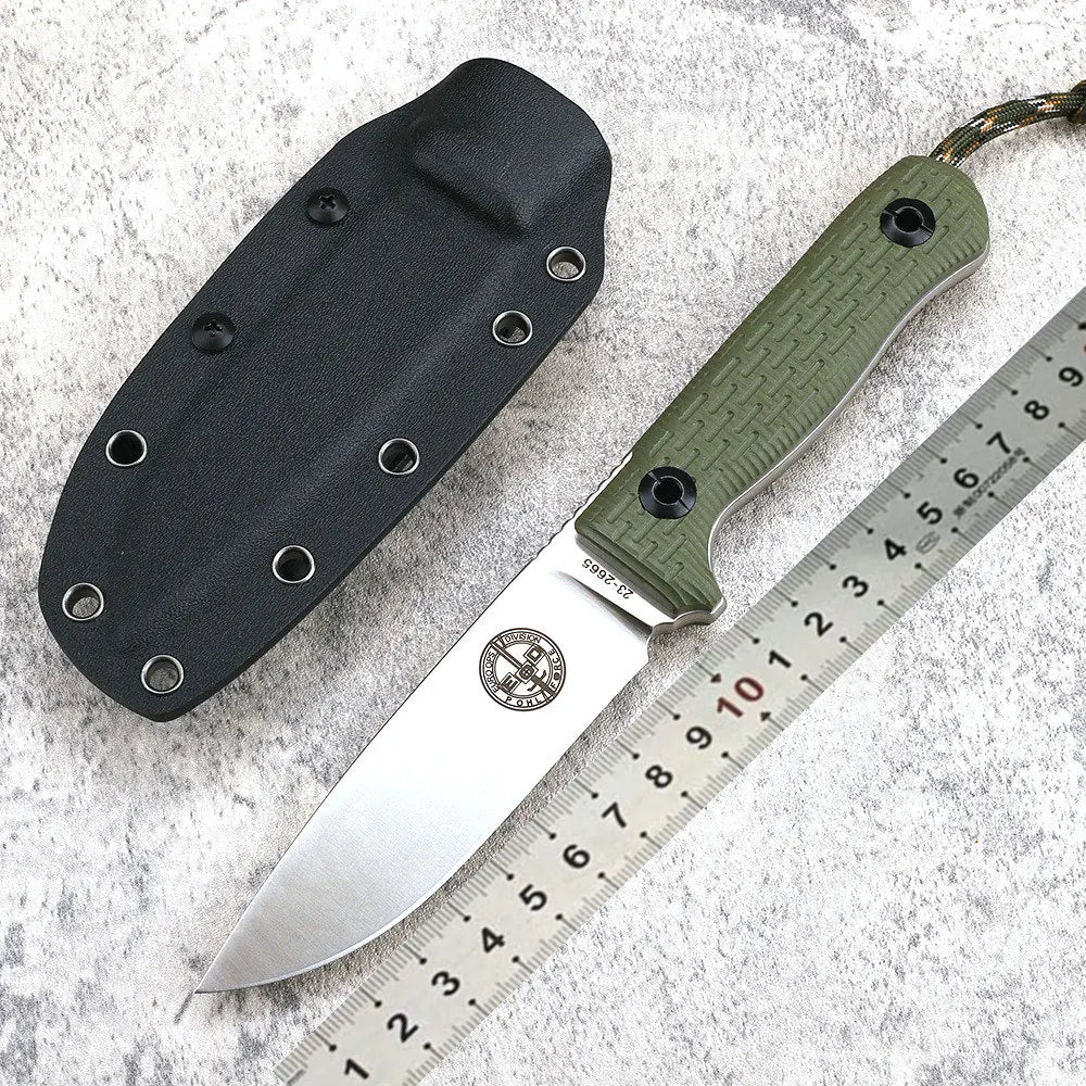 Trskt Pohl Hunting Knife Niolox Blade Camping Knives,Survival Rescue Knives Outdoor Tool With Kydex Sheath Dropshipping