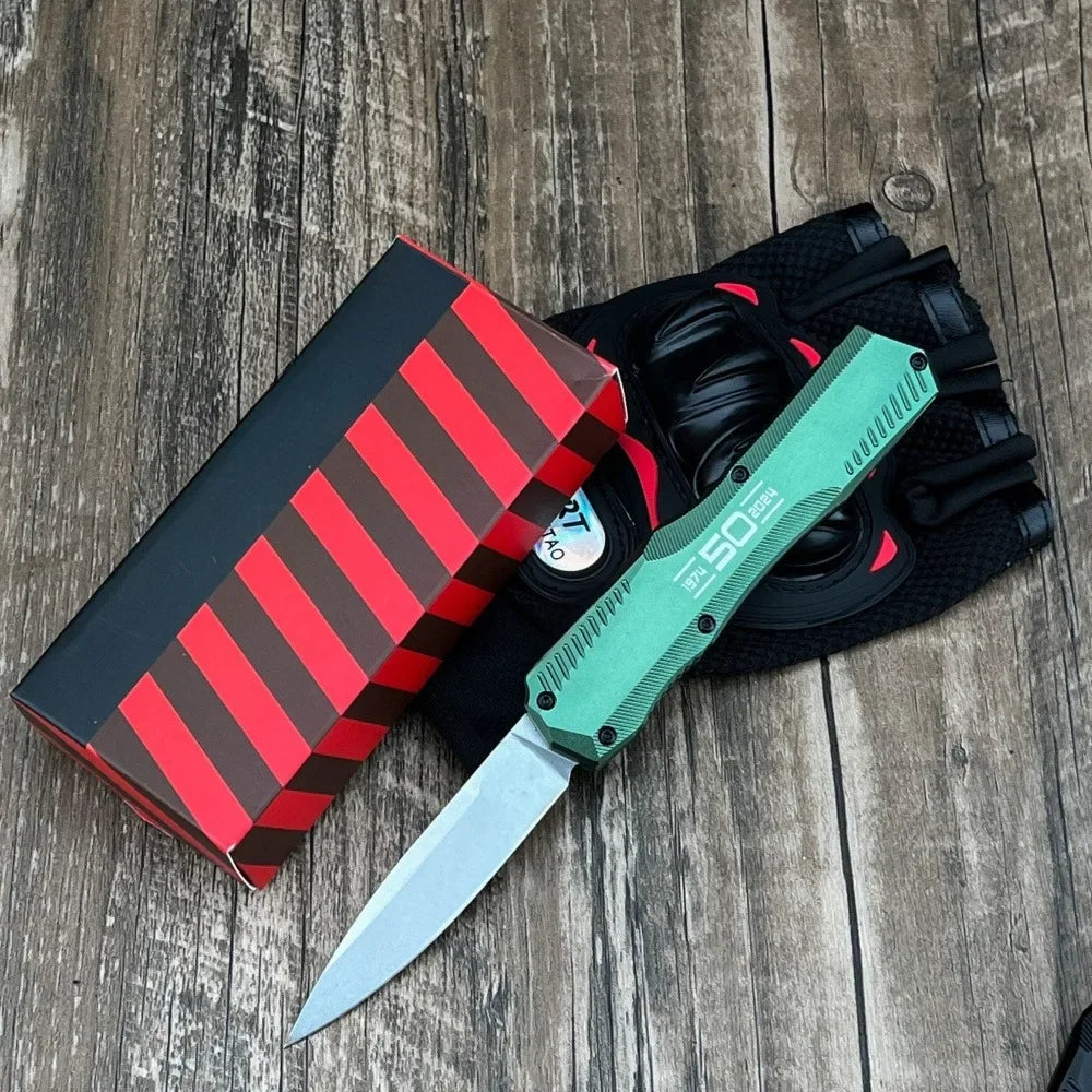 KS 9000 Matt Diskin Livewire K50 Pocket Knife D2 Steel Blade T6 Aluminum Handle Outdoor EDC Camping Knife Survival Hunting Tools