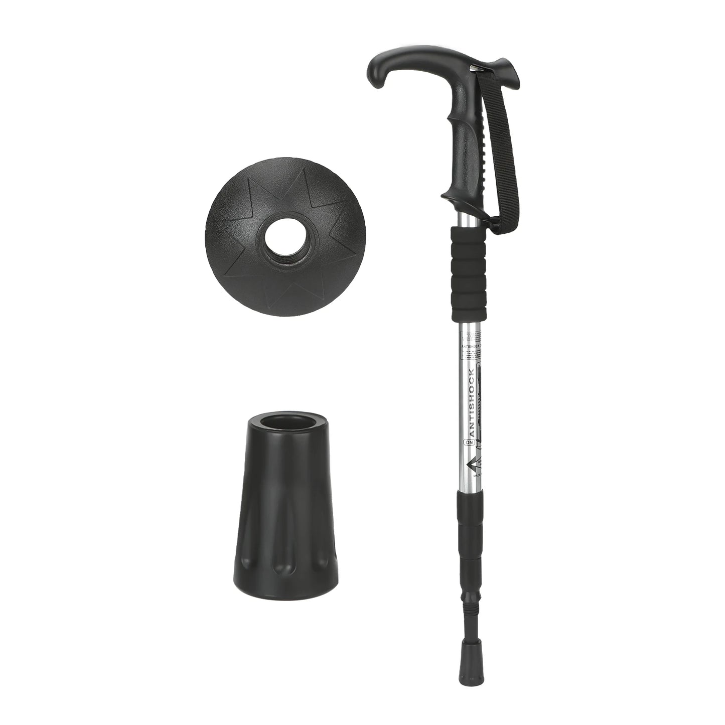 54-110cm Hiking Sticks Walking Stick Trekking Poles Mountaineering Telescopic Walking Stick for Particularly Steep Climb