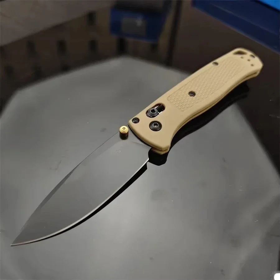 BM 535 Bugout Ax Lock Folding Knife Outdoor Tactical Camping EDC Hunting Knife Exploration Survival Tool A Men's Gift