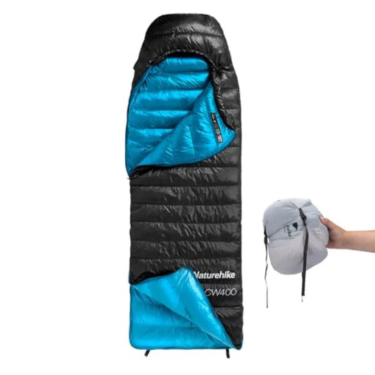 Ultralight Down Cold Weather Sleeping Bag 650FP Compact Sleeping Bag 3-4 Season for Adults and Backpacking Camping Hiking Trave