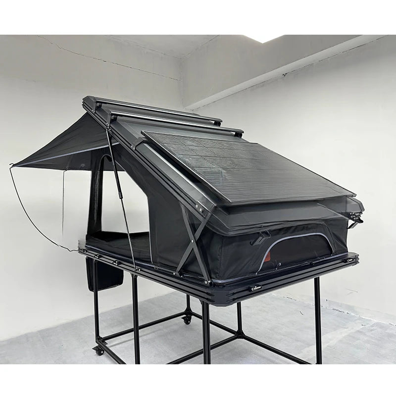 SNDN Aluminum Waterproof X Hinge Car Rooftop Tent 2‑3 Person Outdoor Camping Use