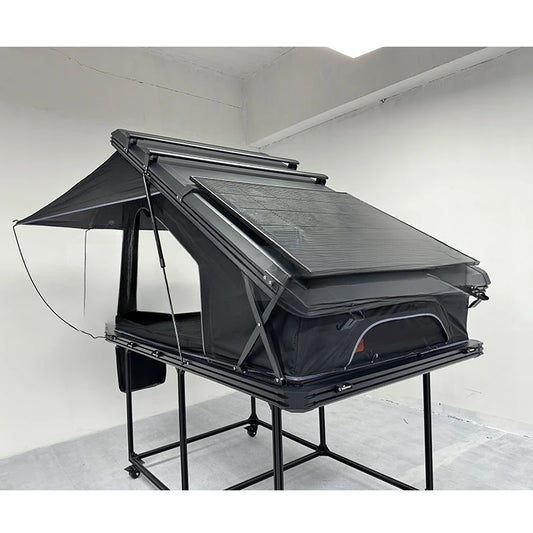 SNDN Aluminum Waterproof X Hinge Car Rooftop Tent 2‑3 Person Outdoor Camping Use