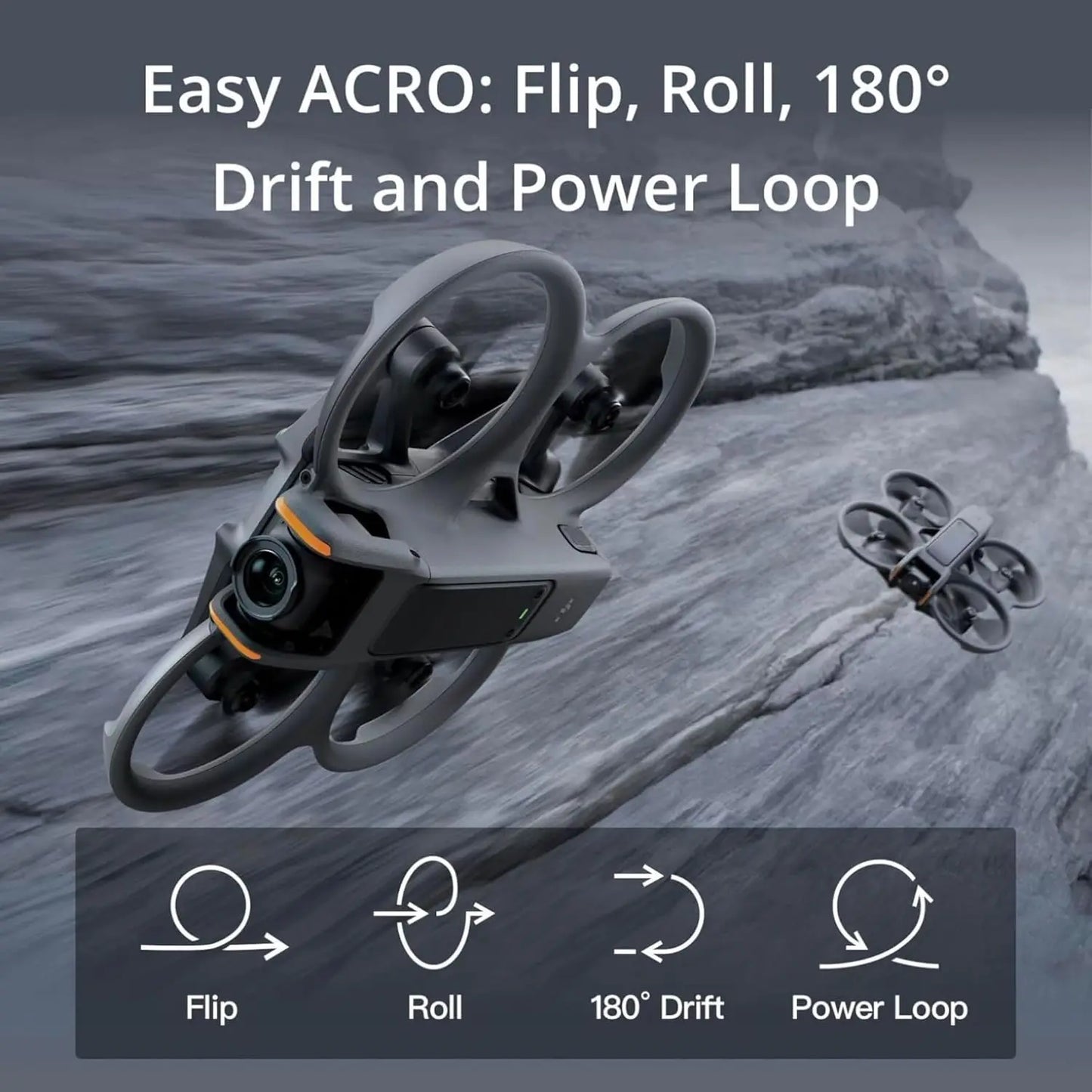 DJI Drones Flip Fly More Combo With RC 2 Screen Remote Controller, Drone With 4K UHD Camera for Adults, Palm Takeoff, Auto Return, Intelligent Flight, 3 Batteries for 93-Min Flight Time