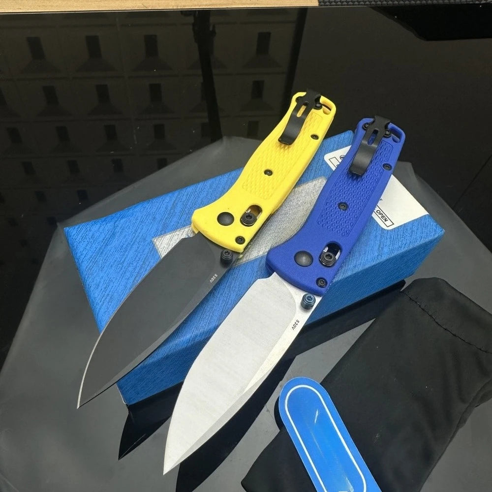 BM 535 Bugout Ax Lock Folding Knife Outdoor Tactical Camping EDC Hunting Knife Exploration Survival Tool A Men's Gift