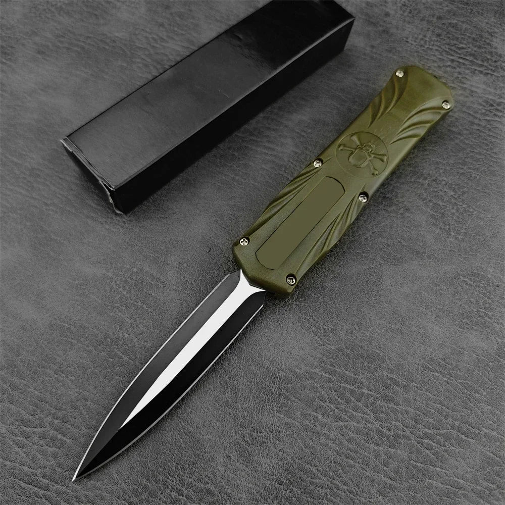 Outdoor Multifunctional Pocket Folding Knife, 440C Steel Blade ABS Handle, Durable Camping EDC Survival Rescue Hunting Tools