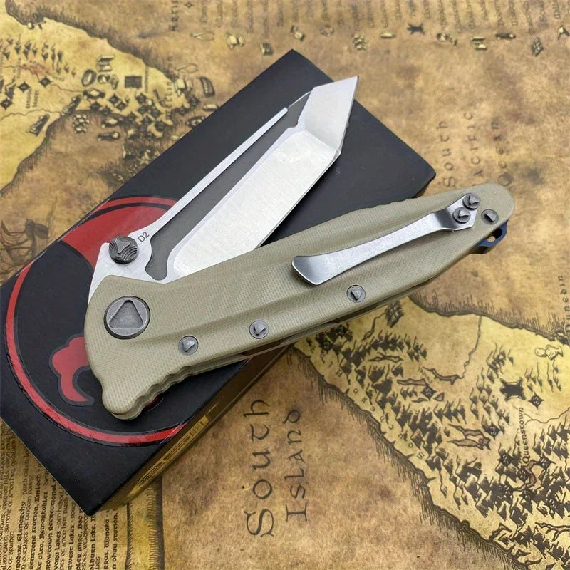 Socom Delta Folding Pocket Knife Tanto Blade G10 Handle Tactical Knives Outdoor Camping Hunting EDC Multifunctional Tools
