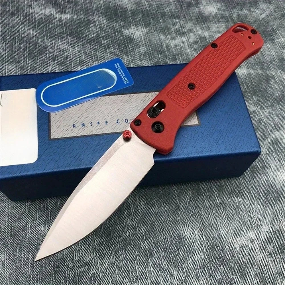 BM 535 Bugout Ax Lock Folding Knife Outdoor Tactical Camping EDC Hunting Knife Exploration Survival Tool A Men's Gift