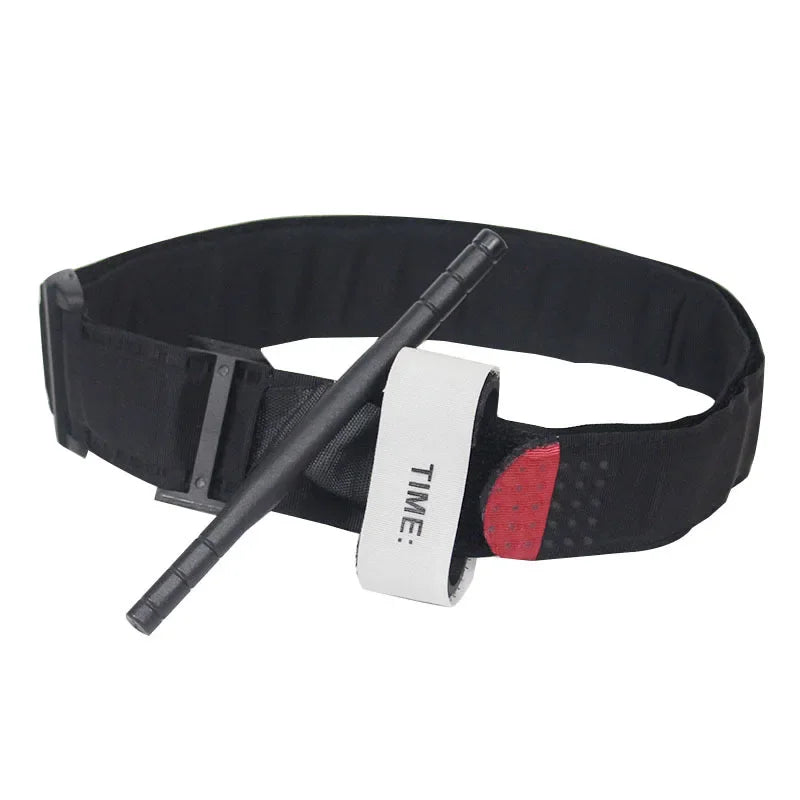 Tactical Medical Tourniquet for Outdoor Exploration Combat Application Red Tip Medical Emergency Belt Aid survival gear survival