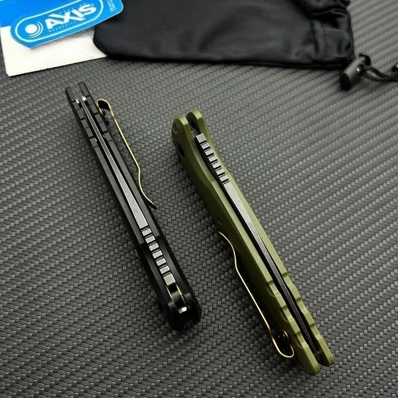BM 4300 Folding Knife G10 Handle Wilderness Exploration, Hunting, Jungle Survival, Ergonomic Handle, EDC Multi-functional Knives