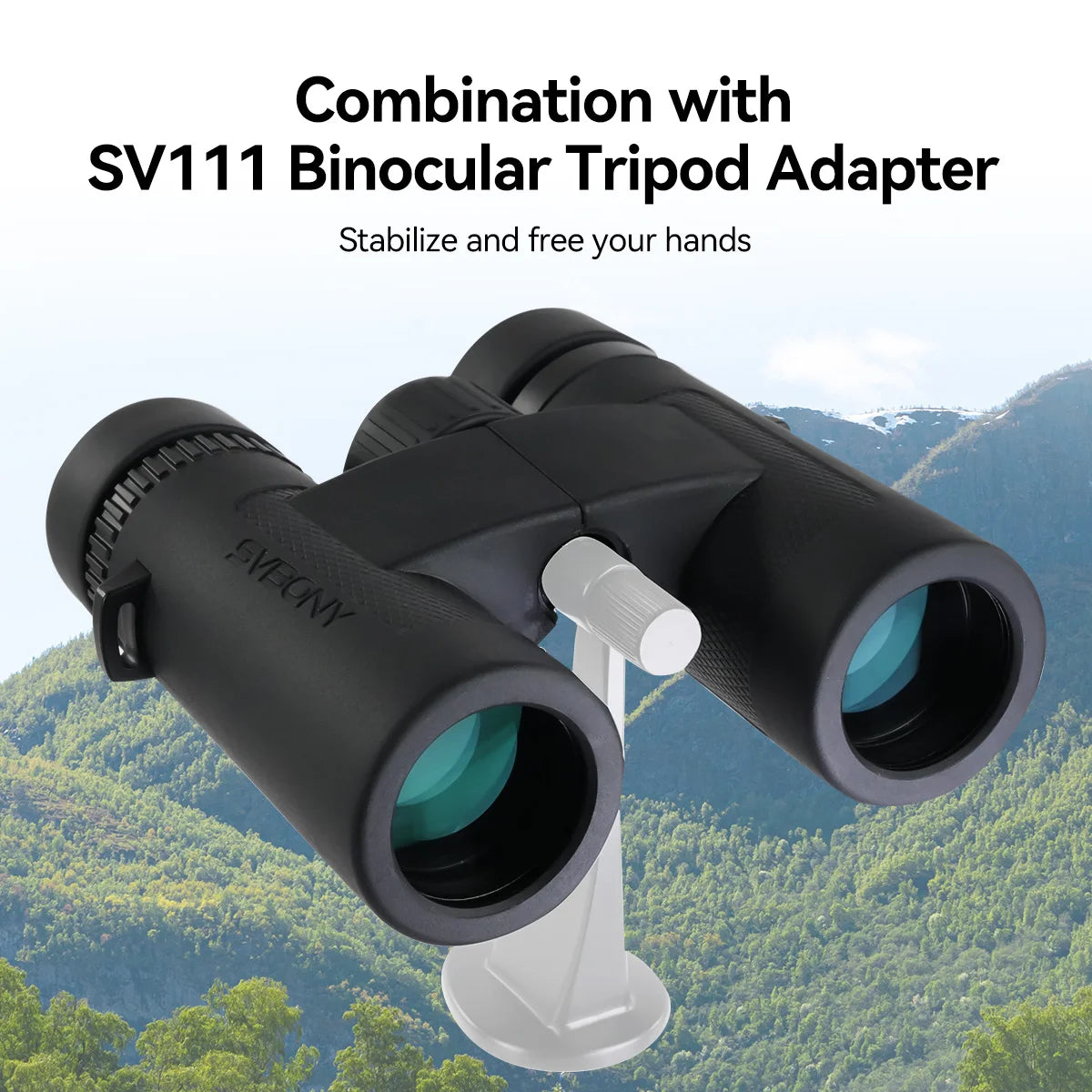 Svbony SV202 Upgraded ED Binoculars 8x32/8x42/10x42 Wide Field of View IPX7 Waterproof Fogproof Bak4 Prism for Bird Watching